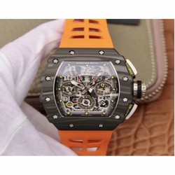 Richard Mille RM011-03 Flyback Chronograph KV Forged Carbon Skeleton 