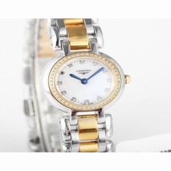 Longines Primaluna Ladies KZ Stainless Steel & Yellow Gold Mother Of Pearl 