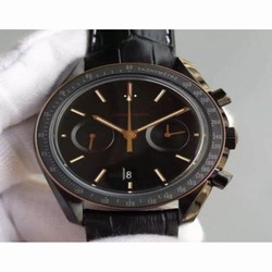 Omega Speedmaster Professional Moonwatch Chronograph PVD & Rose Gold Black 