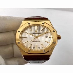 Audemars Piguet Royal Oak 15400 JF Yellow Gold Silver 