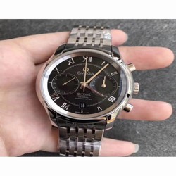 Omega De Ville Co-Axial Chronograph 42MM 431.10.42.51.01.001 OM Stainless Steel Black 
