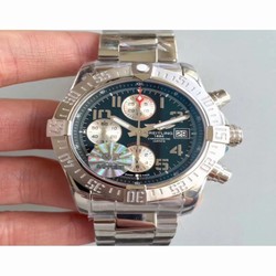 Breitling Avenger II Automatic Chronograph A1338111/BC33SS GF Stainless Steel Black 