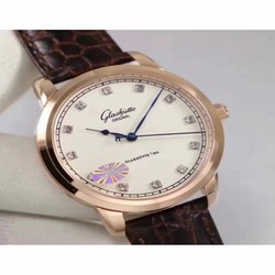 Glashutte Original Senator Excellence 1-36-01-01-02-01 GF Rose Gold White & Diamonds 