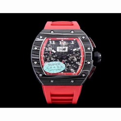 Richard Mille RM011 NTPT Carbon Chronograph KV Forged Carbon Red Skeleton 
