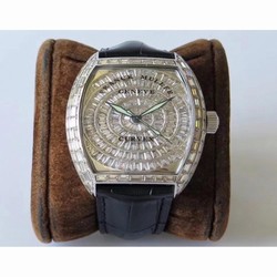 Franck Muller Cintree Curvex 8880 CC AT D ABF Stainless Steel & Diamonds Diamond 