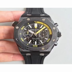Audemars Piguet Royal Oak Offshore Diver Chronograph 26703 JH Black Ceramic Black 