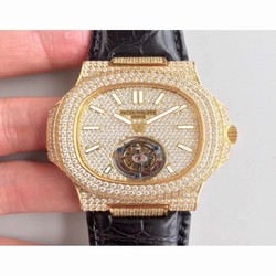 Patek Philippe Nautilus Jumbo 5711 R8 Yellow Gold & Diamonds Diamond 