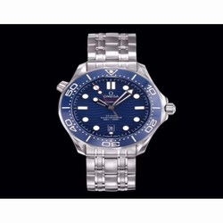 Omega Seamaster Diver 300M 210.30.42.20.03.001 OM Stainless Steel Blue 