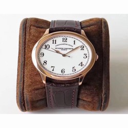 Vacheron Constantin Historiques Chronometre Royal 1907 86122/000R-9362 GS Rose Gold White 