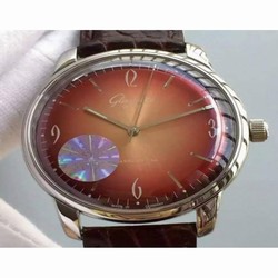 Glashutte Senator Sixties Stainless Steel Red 