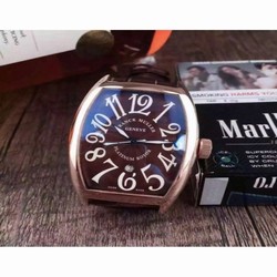 Franck Muller Cintree Curvex FM 5850 SC D CD 5N Rose Gold Brown 