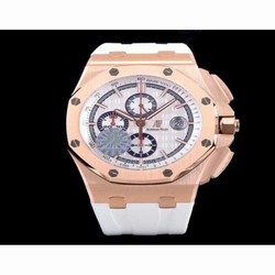 Audemars Piguet Royal Oak Offshore 50 Byblos Saint-Tropez 26408OR.OO.A010CA.01.99 JF V2 Rose Gold White 
