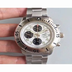 Breitling Superocean Chronograph Steelfish A13341C3.G782.162A GF Stainless Steel White 