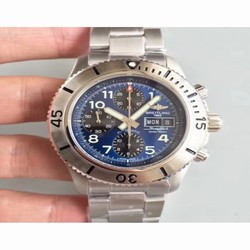 Breitling Superocean Chronograph Steelfish A13341C3/C893 GF Stainless Steel Blue 