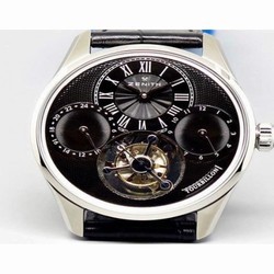 Zenith EP Calender Tourbillon SS/LE Black Swiss Tourbillon