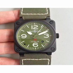 Bell & Ross Aviation Military Type BR 03-92 ZF PVD Green 