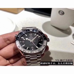 Omega Seamaster Planet Ocean 600M GMT Tai Chi VS Stainless Steel Black 
