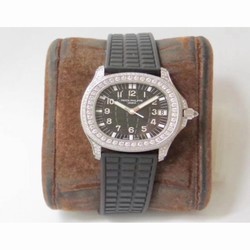 Patek Philippe Aquanaut Luce Ladies 5067 PP Stainless Steel & Diamonds Black 