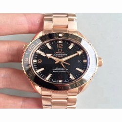 Omega Seamaster Planet Ocean 600M GMT 232.63.44.22.01.001 XF Rose Gold Black 