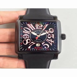 Franck Muller Conquistador Cortez King 10000KSC ZX PVD Black & Red 