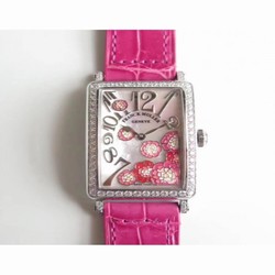 Franck Muller Ladies Long Island 952 QZ REL MOP VL D1R EA Stainless Steel & Diamonds Mother Of Pearl 