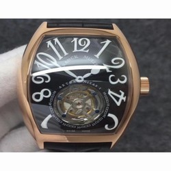 Franck Muller Cintree Curvex Imperial Tourbillon 8880 T FM Rose Gold Black 