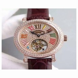 Franck Muller Color Dreams Tourbillon Imperial Rose Gold & Diamonds Diamonds 