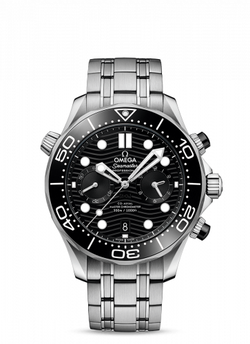 Omega Seamaster Diver 300M Master Co-Axial 44 Chronograph Stainless Steel / Black / Bracelet 210.30.44.51.01.001