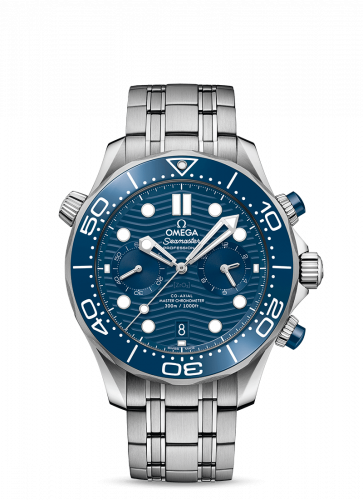 Omega Seamaster Diver 300M Master Co-Axial 44 Chronograph Stainless Steel / Blue / Bracelet 210.30.44.51.03.001