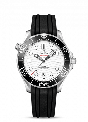 Omega Seamaster Diver 300M Master Co-Axial 42 Stainless Steel / White / Rubber 210.32.42.20.04.001