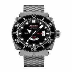 Formex Diver Quartz GMT Black / Bracelet 2100.3.2022.100