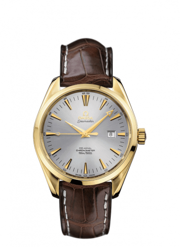 Omega Seamaster Aqua Terra 150M Co-Axial 42.2 Yellow Gold / Silver 2602.30.37