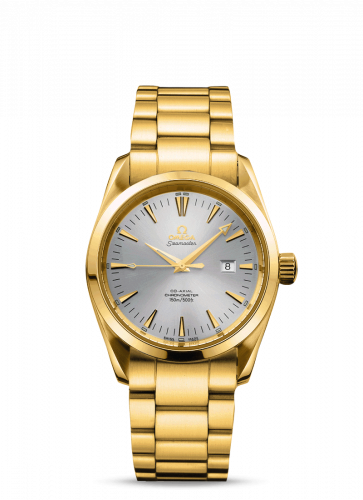Omega Seamaster Aqua Terra 150M Co-Axial 36.2 Yellow Gold / Silver / Bracelet 2104.30.00
