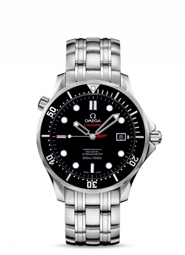 Omega Seamaster Diver 300M Co-Axial 41 Stainless Steel / Black / Bracelet / James Bond Quantum of Solace 212.30.41.20.01.001