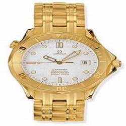 Omega Seamaster Diver 300M Automatic 41 Yellow Gold / White / Bracelet 2131.20.00