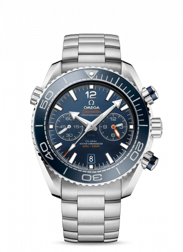 Omega Seamaster Planet Ocean 600M Co-Axial 45.5 Master Chronometer Chronograph Stainless Steel / Blue / Bracelet 215.30.46.51.03.001