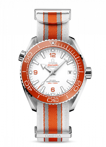 Omega Seamaster Planet Ocean 600M Co-Axial 43.5 Master Chronometer Stainless Steel / White / NATO 215.32.44.21.04.001