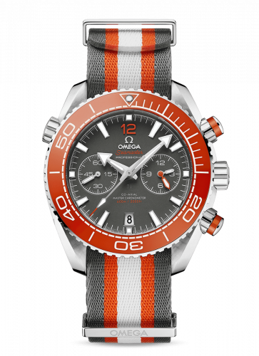 Omega Seamaster Planet Ocean 600M Co-Axial 45.5 Master Chronometer Chronograph Stainless Steel / Grey / NATO 215.32.46.51.99.001