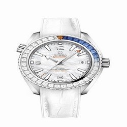 Omega Seamaster Planet Ocean 600M Co-Axial 39.5 Master Chronometer White Gold / Diamond / MOP 215.58.40.20.05.001