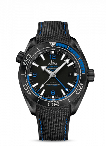 Omega Seamaster Planet Ocean 600M Co-Axial 45.5 Master Chronometer GMT Deep Black Blue 215.92.46.22.01.002
