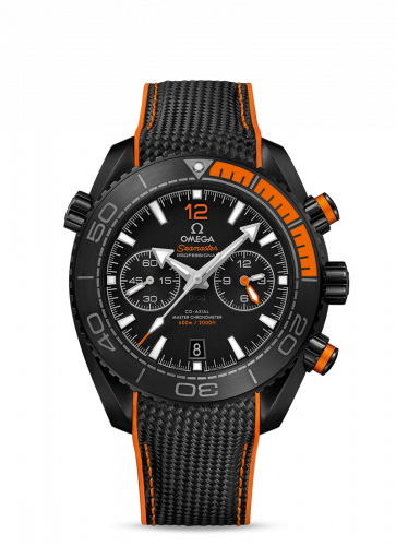 Omega Seamaster Planet Ocean 600M Co-Axial 45.5 Master Chronometer Chronograph Deep Black Orange 215.92.46.51.01.001