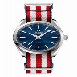 Omega Seamaster Aqua Terra 150M Master Chronometer 38 Stainless Steel / Blue / NATO / US Paralympic 220.12.38.20.03.003