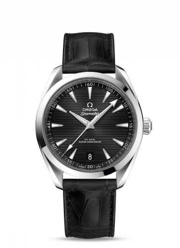 Omega Seamaster Aqua Terra 150M Master Chronometer 41 Stainless Steel / Black / Alligator 220.13.41.21.01.001