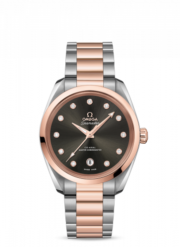 Omega Seamaster Aqua Terra 150M Master Chronometer 38 Stainless Steel / Sedna Gold / Grey / Bracelet 220.20.38.20.56.001