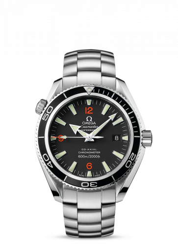 Omega Seamaster Planet Ocean 600M Co-Axial 42 Stainless Steel / Orange Numerals / Bracelet 2201.51.00