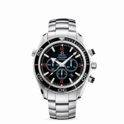 Omega Seamaster Planet Ocean 600M Co-Axial 45.5 Chronograph Stainless Steel / Orange Numerals / Bracelet 2210.51.00