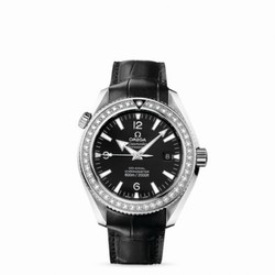 Omega Seamaster Planet Ocean 600M Co-Axial 42 Stainless Steel / Diamond / Black / Alligator 222.18.42.20.01.001