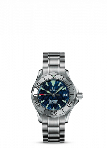 Omega Seamaster Diver 300M Quartz 28 Stainless Steel / Electric Blue / Bracelet 2285.80.00