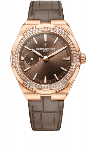 Vacheron Constantin Overseas Small Pink Gold / Brown / Alligator 2305V/000R-B434