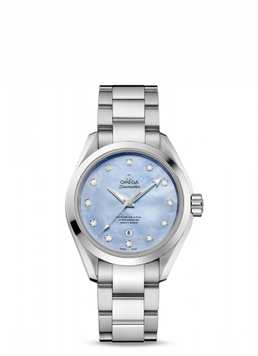 Omega Seamaster Aqua Terra 150M Master Co-Axial 34 Stainless Steel / Blue MOP / Bracelet 231.10.34.20.57.002